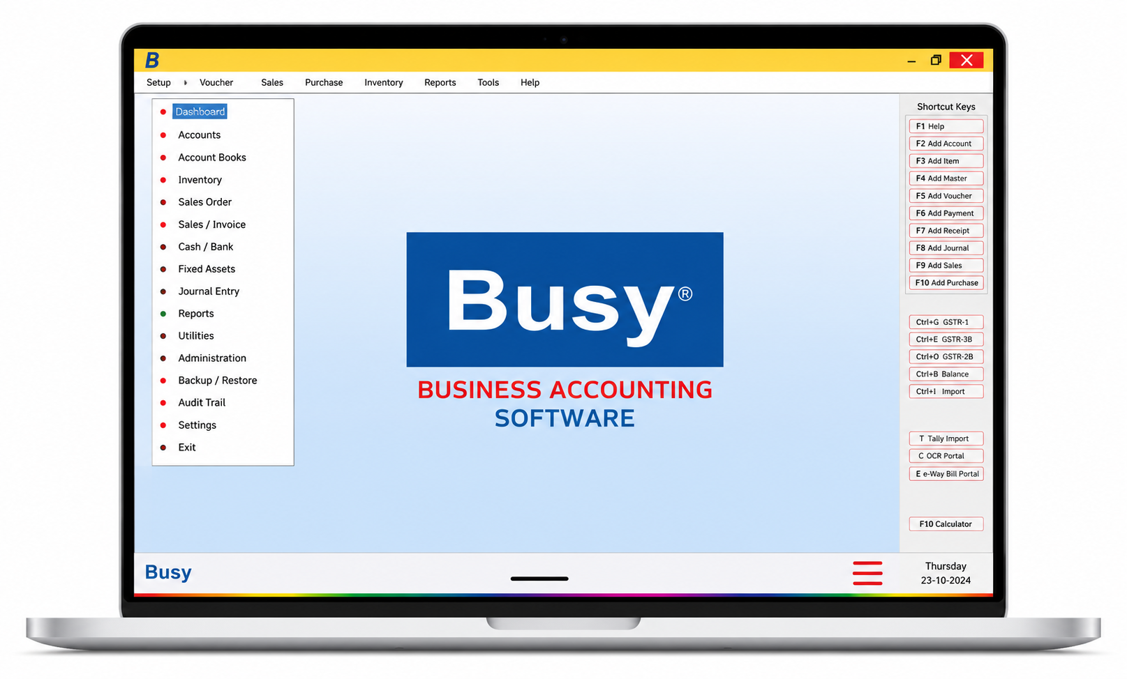 Software dashboard interface designed by 4R InfoTech
